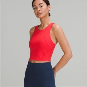 Lululemon Invigorate Training Tank Top, Love Red, Size 6
